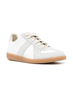 Replica Sneakers in nappa e suède bianca MAISON MARGIELA | S57WS0236P1895101